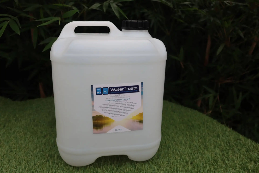 Muddy Water Be Gone Bundle (Large)—20L Clearwater Flocculant, 20L Biostim Liquid