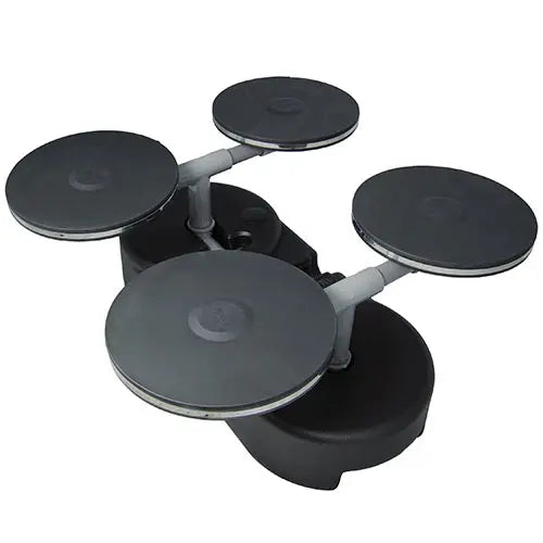 Matala Air Station Diffusers—4 x 9’’ MDB24 Discs With Double Base and EPDM Membranes 