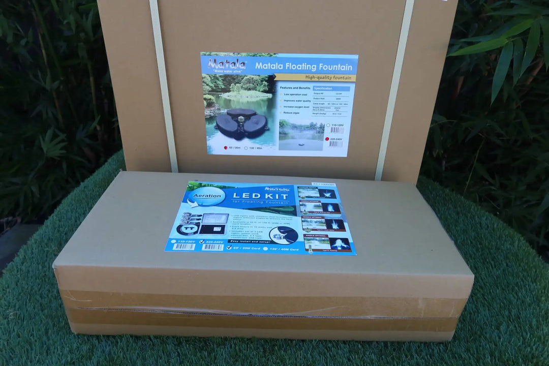 Matala Floating Fountain and Lights Kit (20m Cable)