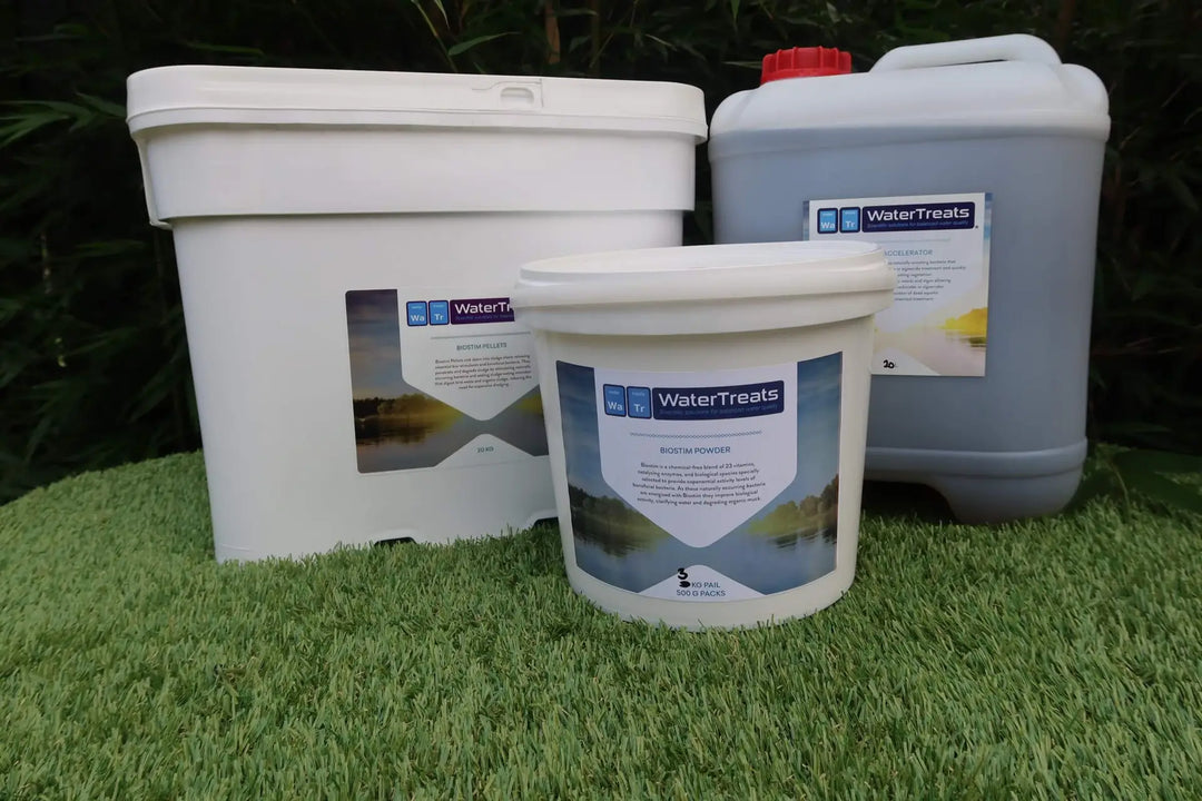 Natural Dam Kickstarter Bundle (Medium)—20kg Biostim Pellets, 20L Biostim Accelerator, 3kg Biostim Powder