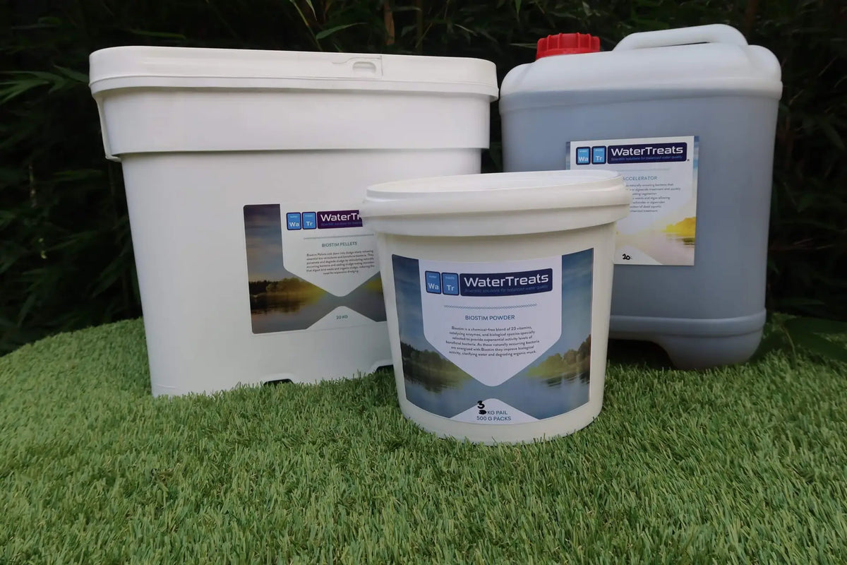 Natural Dam Kickstarter Bundle (Medium)—20kg Biostim Pellets, 20L Bios ...