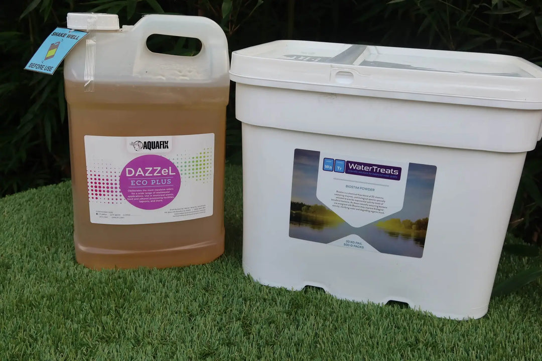 Odour Be Gone Bundle—9.46L Dazzel Fresh Eco, 20kg Biostim Powder