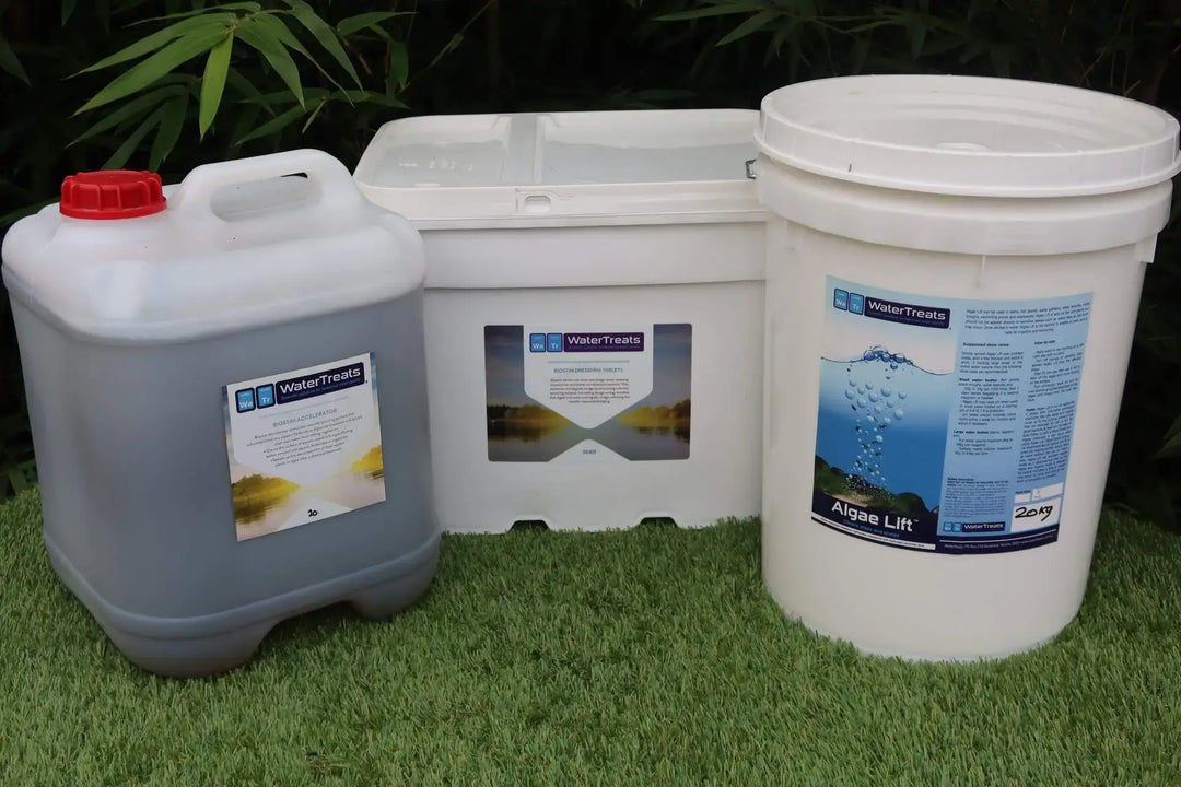 Underwater Algae Attack Bundle (Large)—20kg Algae Lift, 20kg Biostim Tablets, 20L Biostim Accelerator