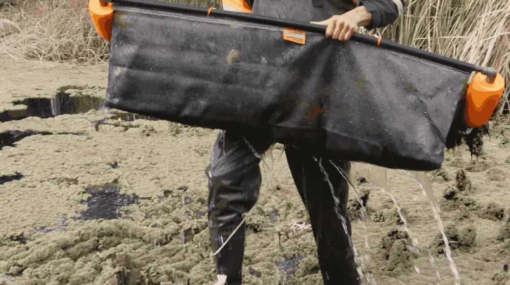 DeSkuzzer 2.0—Remove Aquatic Weeds, Algae and Debris from the Surface of Dams