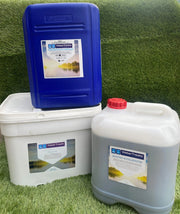 Floating Aquatic Weed Control (Large)— 20L Aquatic Weed Killer, 20kg Biostim Powder, 20L Biostim Accelerator