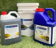 Underwater Aquatic Weed Control (Small)— 5L Aquatic Weed Killer, 10kg Biostim Tablets, 5L Biostim Accelerator