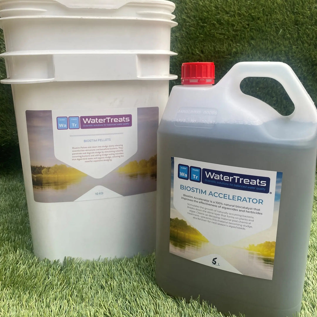 Natural Algae Attack Bundle (Small)—10kg Biostim Pellets, 5L Biostim Accelerator
